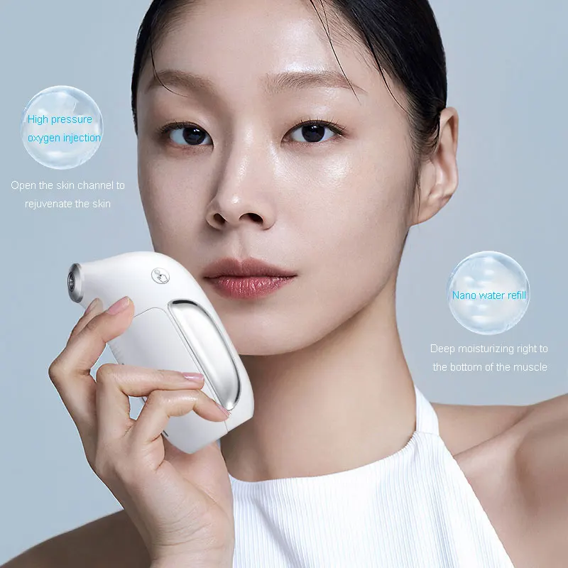 

Mini high pressure oxygen absorption instrument Household water lamp instrument Face spray instrument Beauty instrument nano wat