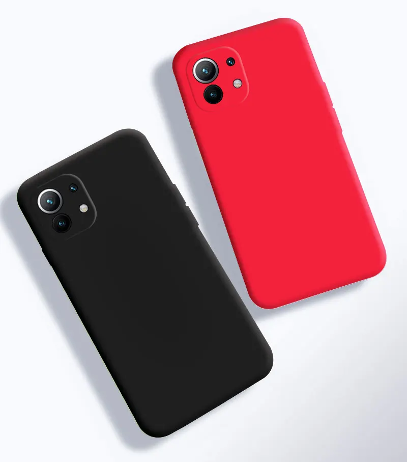 Candy Solid Color Soft Silicone Phone Case - Matte Finish