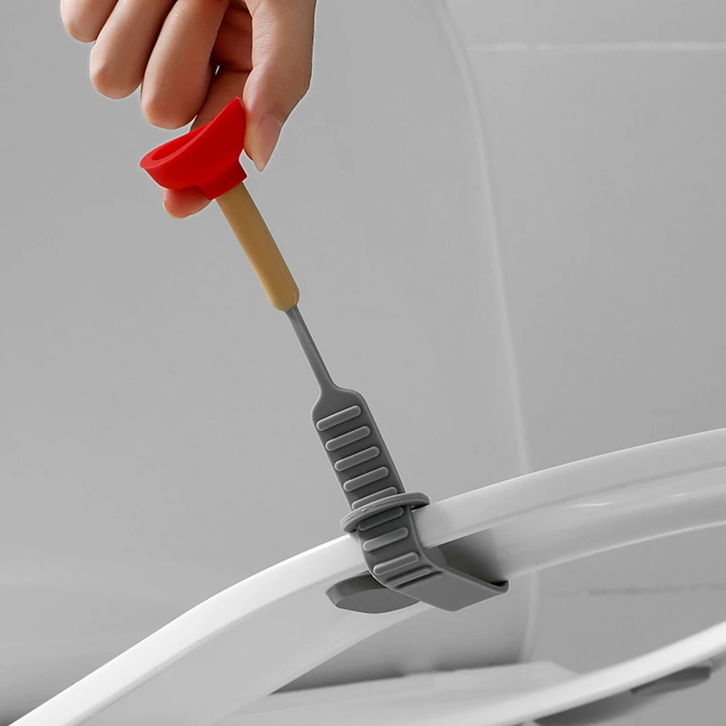 Portable Toilet Seat Lifter Avoid Touching Cover Handle Bathroom Accessory