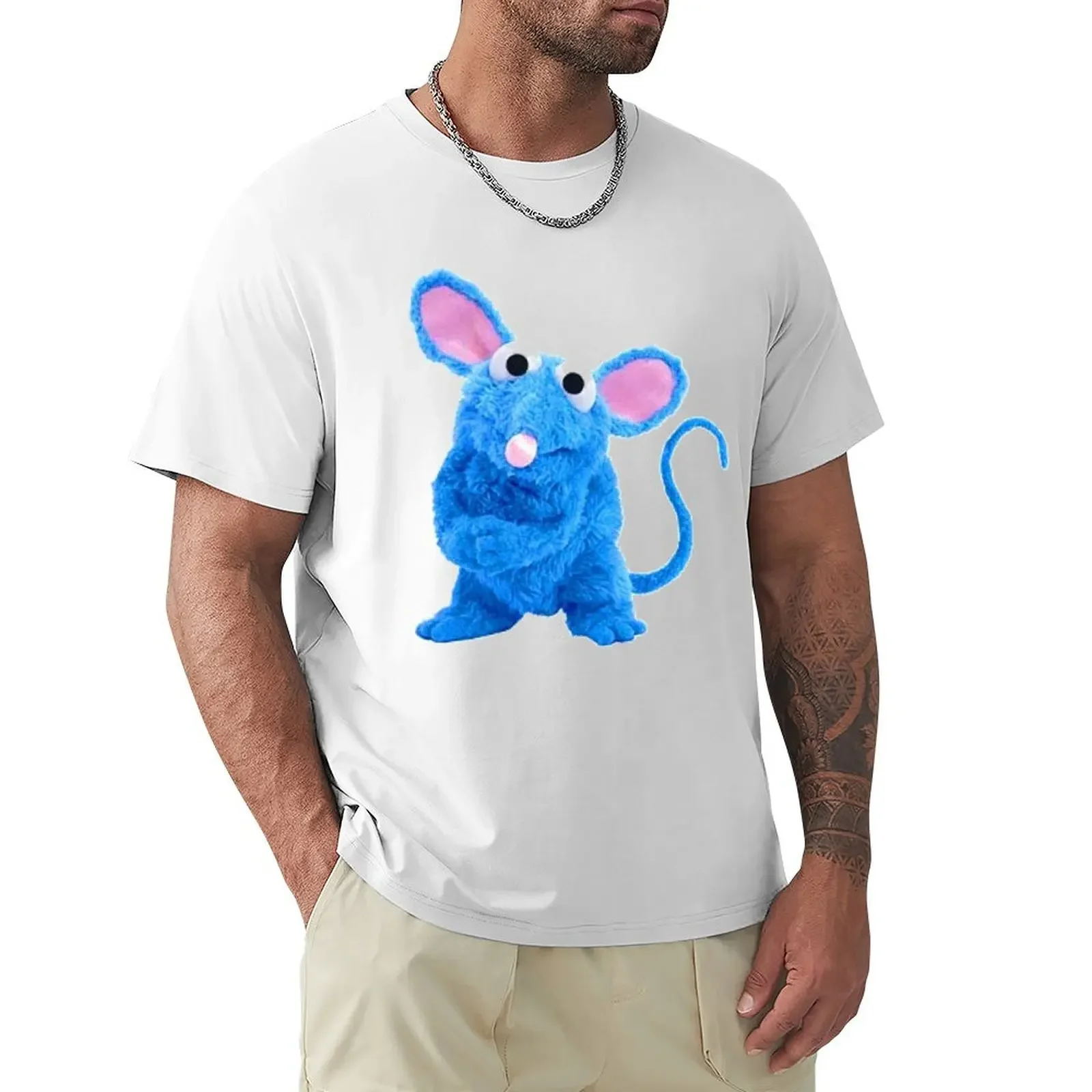

Tutter who lives in the Big Blue House66 T-shirt for a boy Aesthetic clothing mens funny t shirts