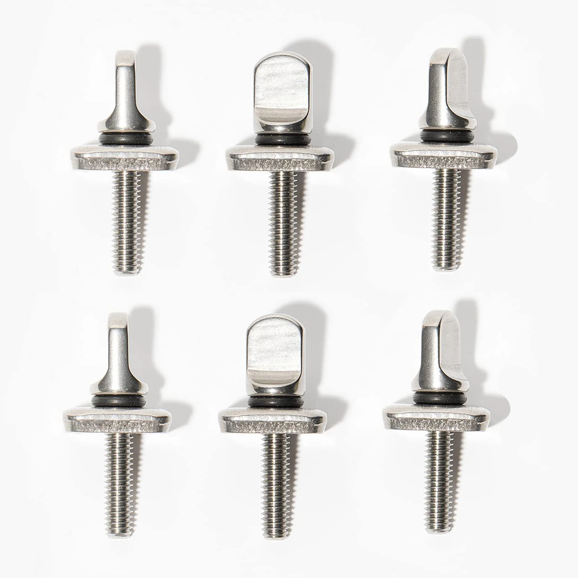 No Tool Stainless Steel Fin Screw Thumb Fin Screw for SUP Surf Longboard Paddleboard SUP Center Fin Adapters Surfing Accessories