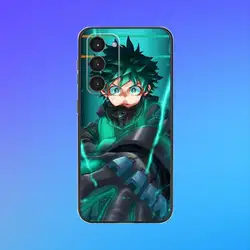 My Hero Lzuku Deku Soft Black Phone Case Cover - Samsung a41 (Z1)