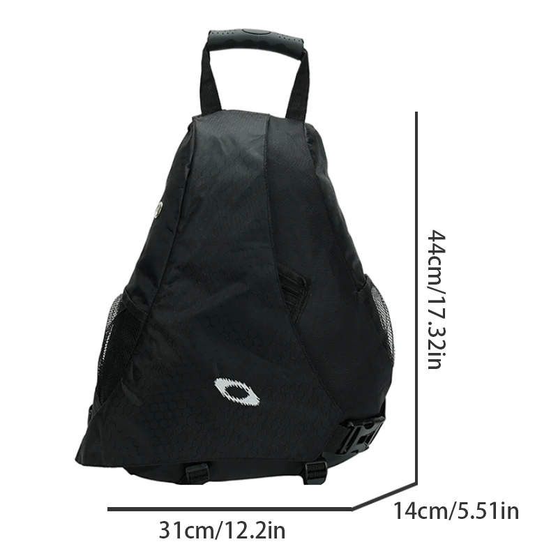 Large capacity chest bag, large capacity side back crossbody bag, multiple pockets, suitable for outdoor sports, travel and cycl