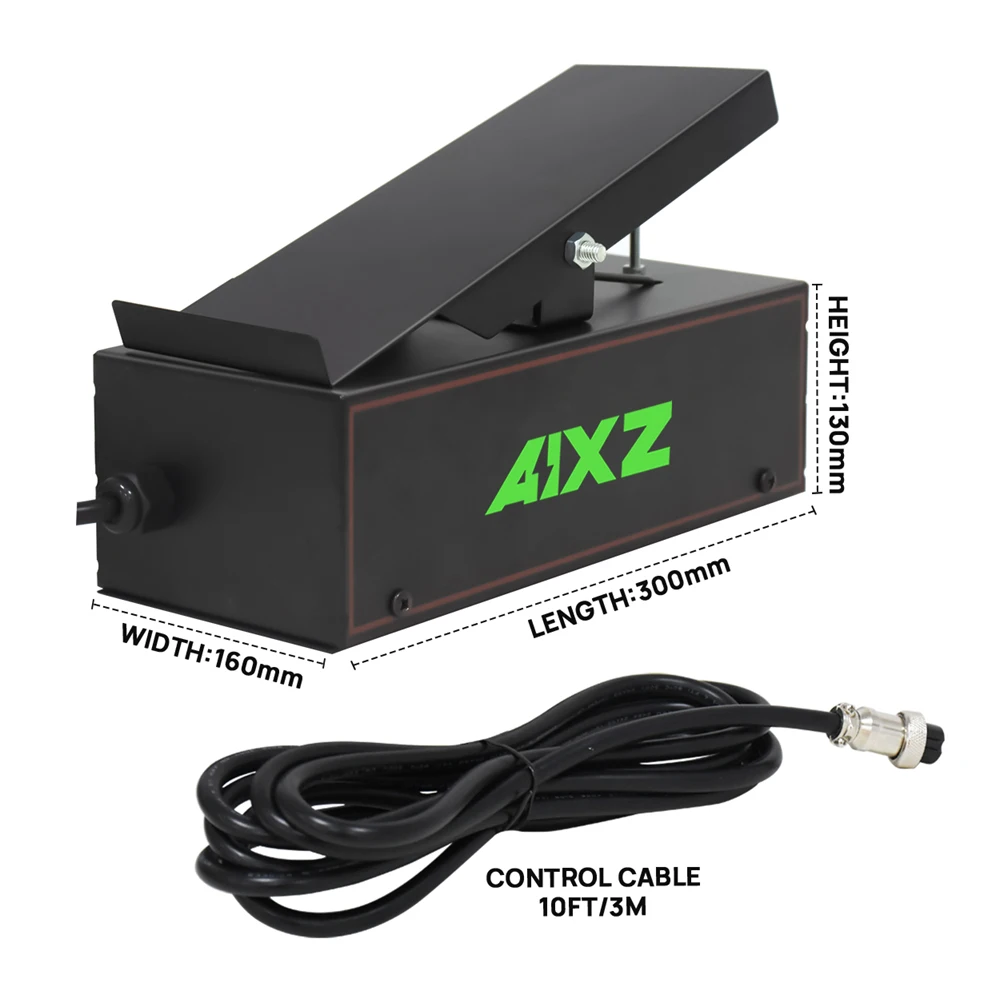 AIXZ TIG Welding Foot Pedal Amp Control Pedal Five-core Plug 3M Control Cable For AIT200P/AIT250P AC/DC Welder Machine
