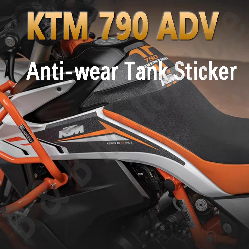 

Sit for 790ADV Fuel Tank Sticker Anti-Slip Anti-Wear Sticker Body Decoration Protection Sticker Waterproof Sticker Motor Sticker