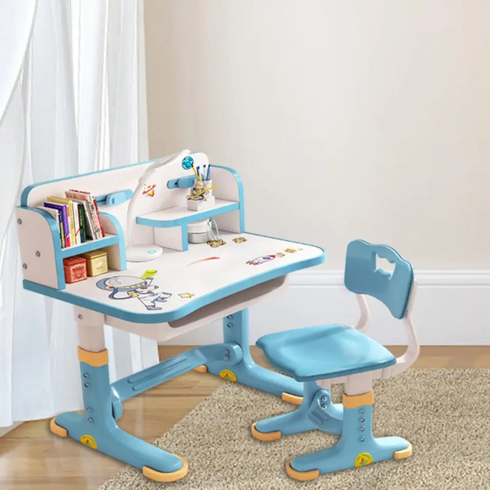 Kids Adjustable Study Table and Chair Set