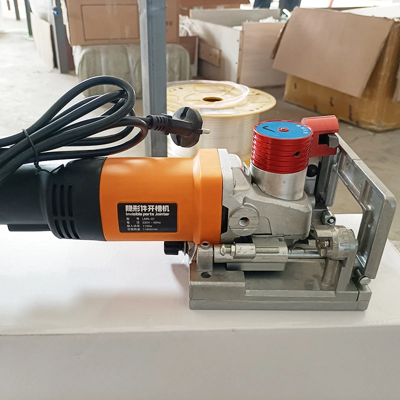 Woodworking Lamino Slotting Machine Biscuit Jointer invisible Ramino connector furniture two-in-one fastener Electric Tool woodworking tools