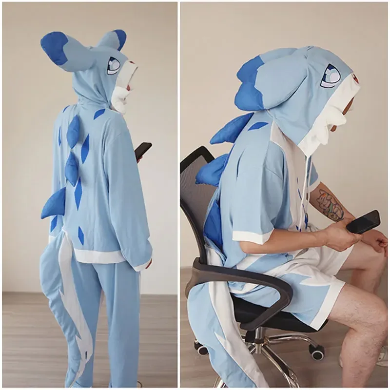 

Мягкие игрушки Palworld Chillet, летняя Пижама, домашняя одежда, шерстяное одеяло с длинным рукавом для кровати, дивана, детские подарки