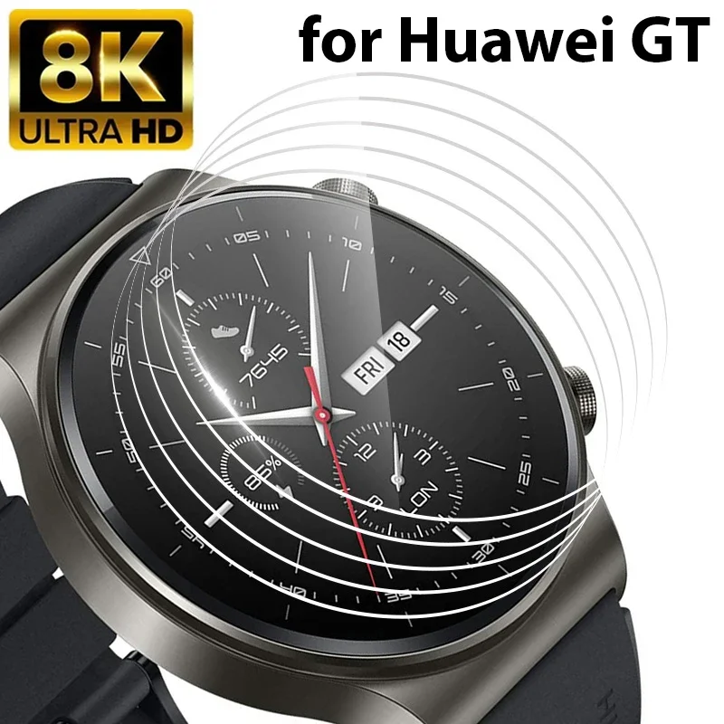 Premium Tempered Glass Screen Protectors - Full Coverage, Anti-Scratch Smartwatch Films (1-5 Pack)