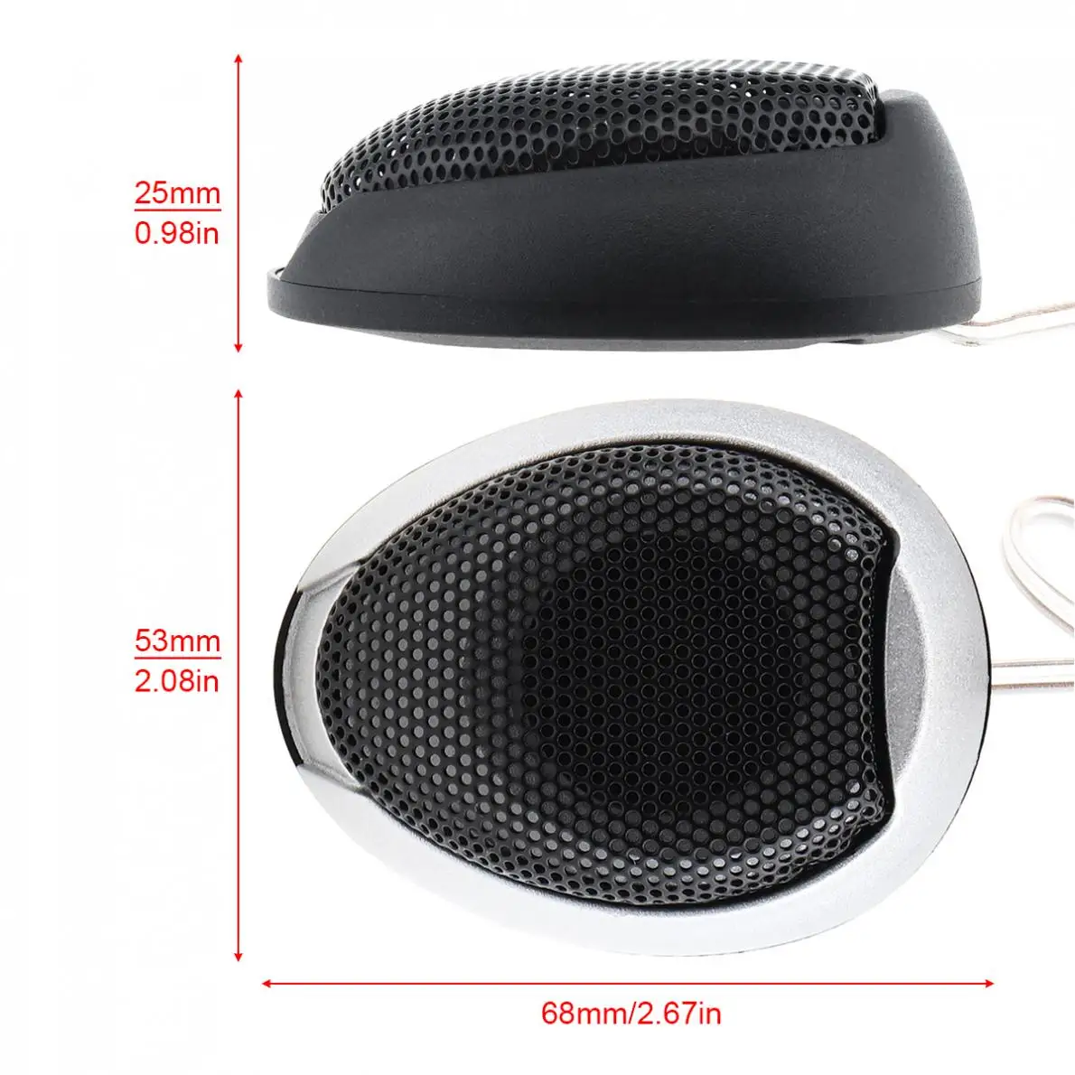 2Pcs Universal Car Tweeter Speakers 1000W High Efficiency Mini Dome Tweeter Speaker for Car Vehicle Auto Audio System dome tweeter speakers