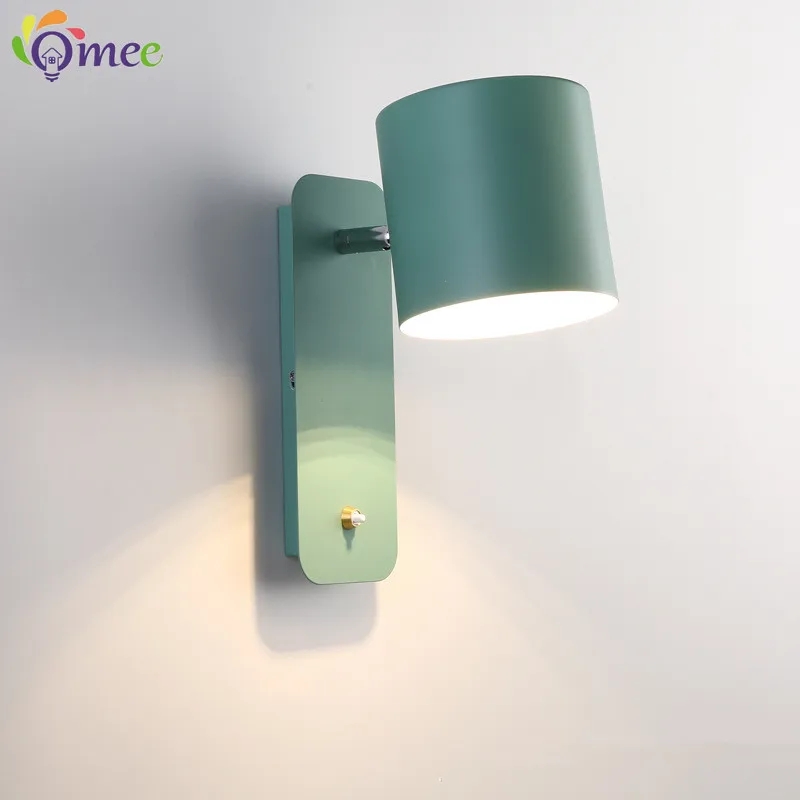 Indoor Wall Light 330 Degrees Adjustable Bedside Switch LED Wall Lamp Aisle Wall Sconce Living Room Hotel Room Bedroom Lights