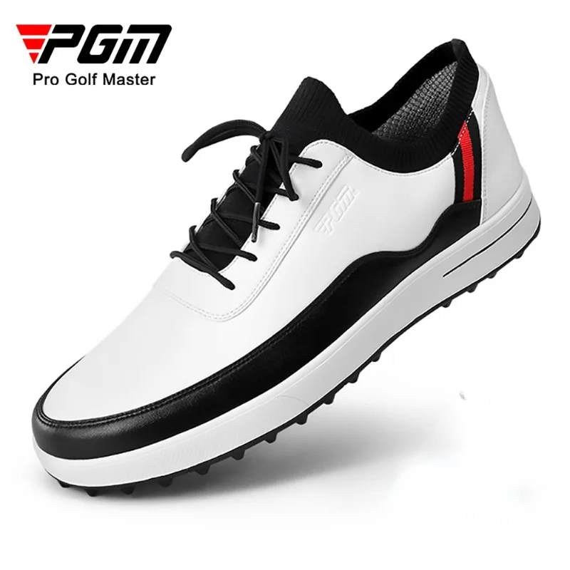PGM Men Golf Shoes Waterproof Breathable Slip Resistant Outdoor Brogue Style Golf Shoes