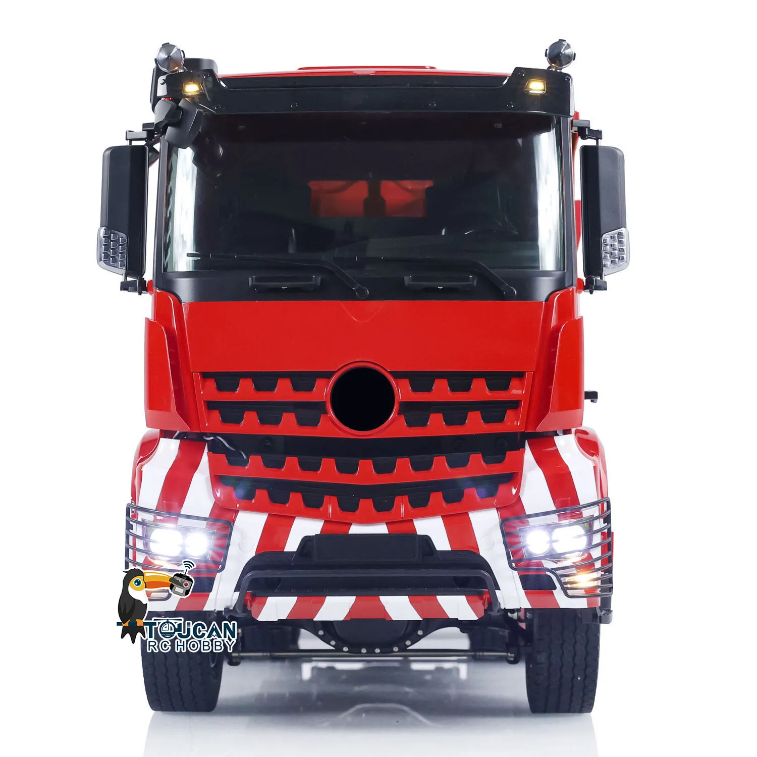 Toy 8x8 Hydraulic RC Full Dump Truck 1/14 Radio Control Dumper Tipper Car 3-speed Sound Light Assembled Vehicle for Boy TH23683 5