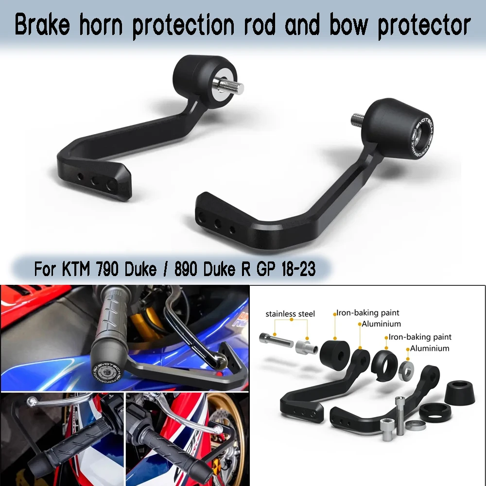 

Для KTM 790 Duke / 890 Duke R GP 18-23 EP защита для лука тормоз и сцепления комплект защитных стержней для бычьего рога