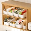 Kitchen Food Storage Box with Handle Large Capacity Spice Fruit Vegetable Container Cabinet Storage Box Kitchen Storage Organize 1
