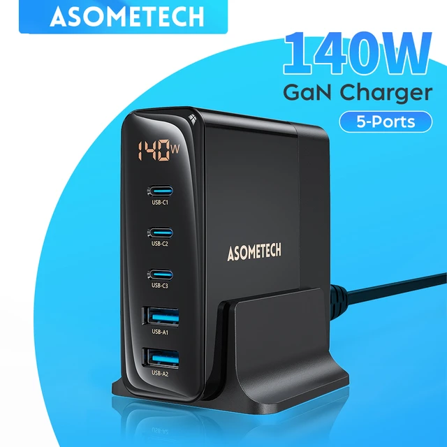 Achetez en gros Station De Chargeur Usb Gan 240w Adaptateur Chargeur Mural  Mobile Pd 140w Charge Rapide Pour Ordinateur Portable Smartphone Carregador  Pour Iphone Macbook Chine et Chargeur Gan à 41.9 USD