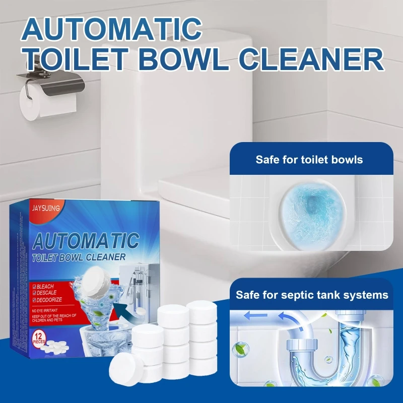 Toilet Cleaner Tablets Effervescent Deep Cleaning Deodorant