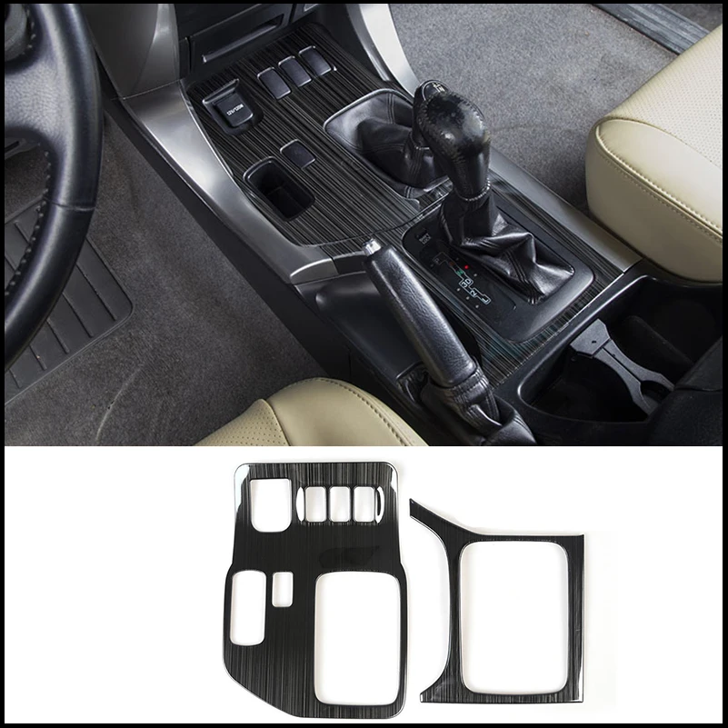 

Car Styling For Toyota Land Cruiser Prado LC120 FJ120 2003~2009 Interior Gear Shift Panel Control Switch Cover Trim Accessories