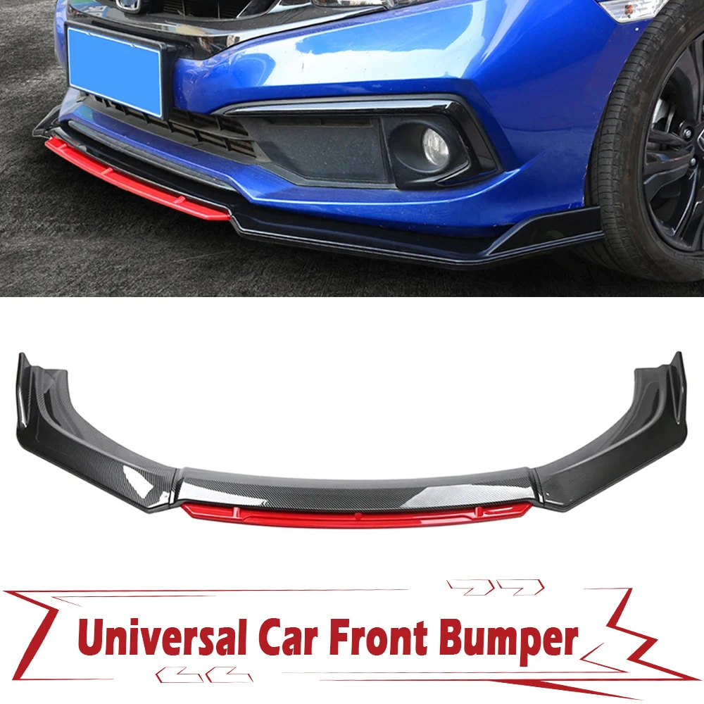 

Universal Front Bumper Lip Body Kit Duck Lip Separator for Audi S3 8V A4 B8 A6 RS5 Q5 for BMW 1/3/5 Series F30 F31 F10 G30 G20
