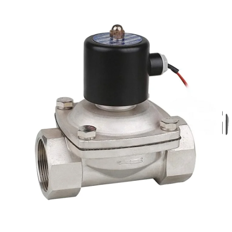 

2S500-50 24V DC 220V AC 2 Inch 2 Way Stainless Steel Water Solenoid Valve High Pressure Solenoid Valve