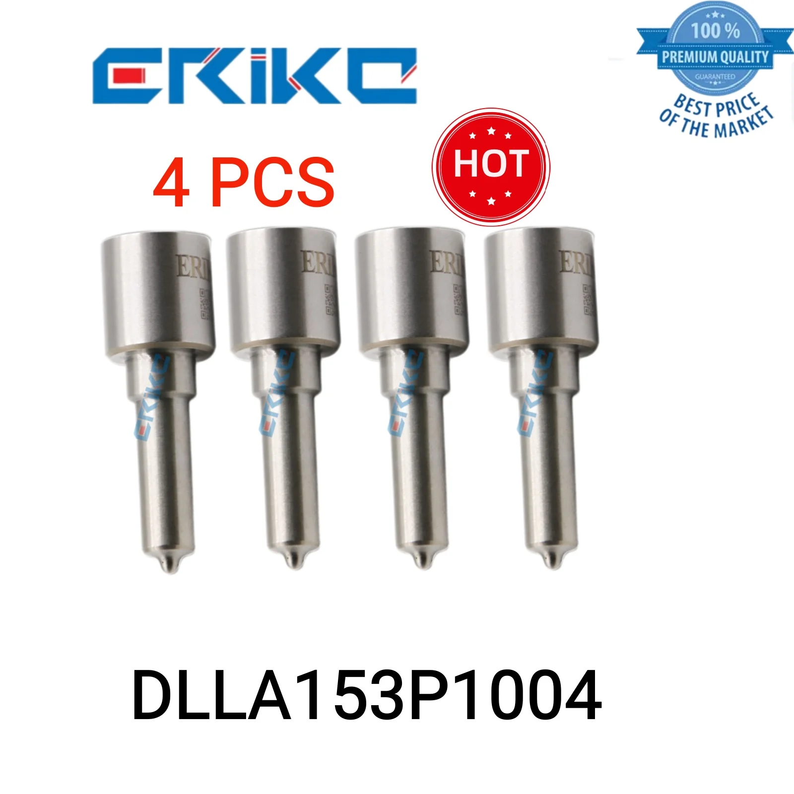 

4 шт., дизельные форсунки DLLA153P1004, DLLA 153 P 1004