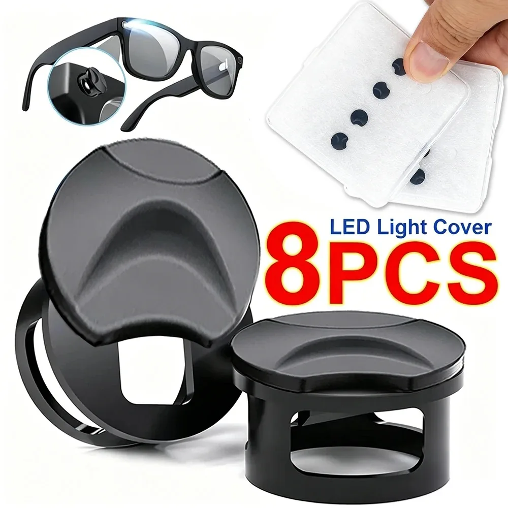 LED Light Adjustable Blocker for Meta Glasses's Camera Lens Shade Cover with Box for Ray-Ban Meta/Oakley Meta HSTN Smart Glasses
