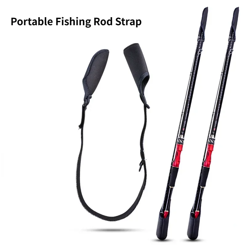 Fishing Rod Socks Srtap Fishing Pole Sleeves Belt Rod Protector