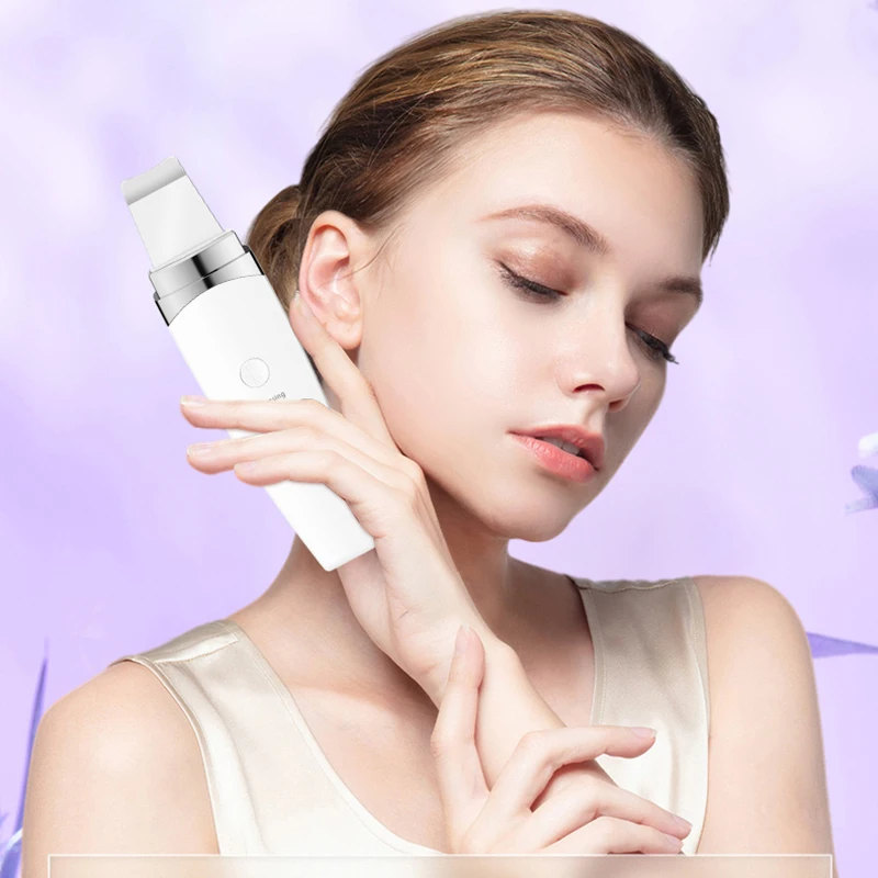 

Ultrasonic Cleaner Facial Skin Scrubber Pore Cleaner Ion Peeling Blackhead Remover Face Lift Machine Skin Care Beauty Tools