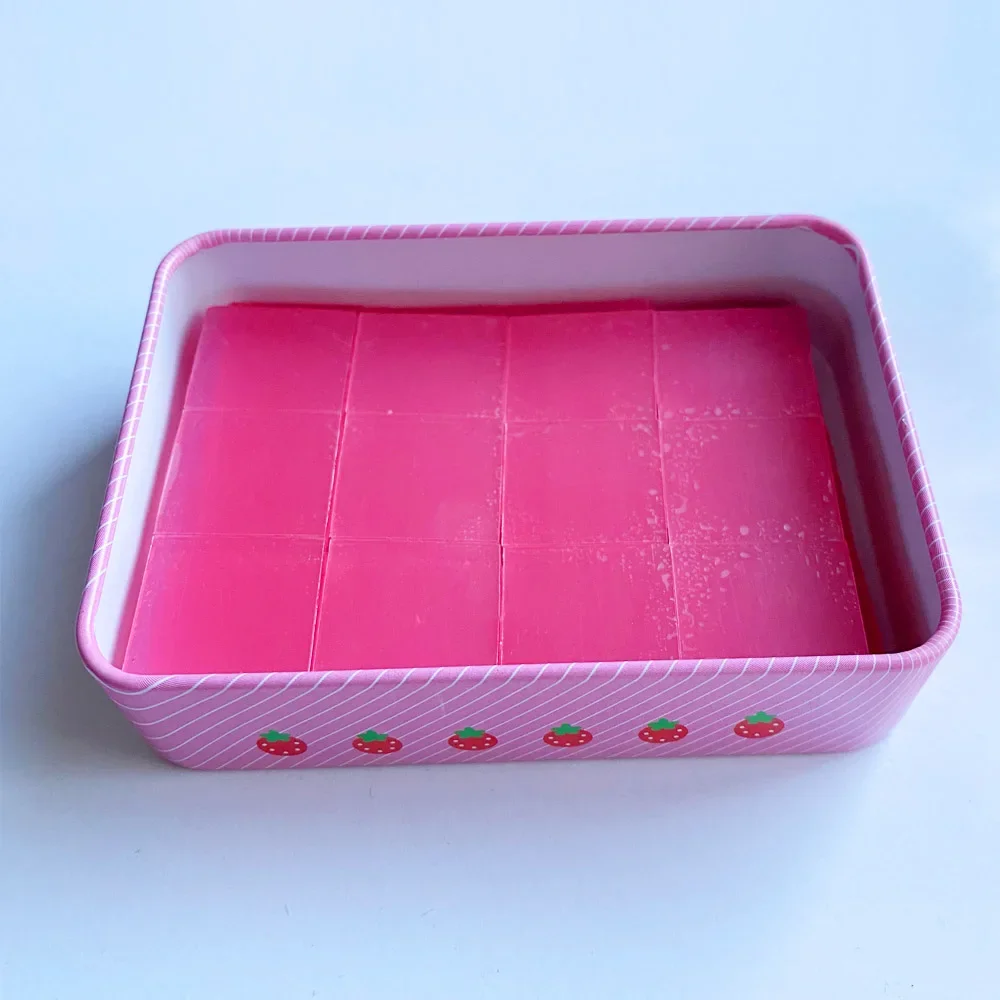 48 Pieces Diamond Painting Red Sticky Wax Glue Clay for Diamond Pen and 1 Pieces Tin Box 5D DIY Painting Tool