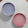 French Lace Plate, French Tableware, Ceramic Household Flat Plate, Dessert Plate, Breakfast Tableware 4