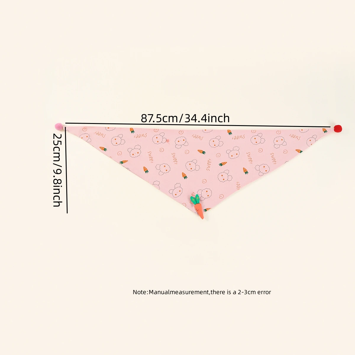 Winter Children's Triangle Scarf Double Layer Bear Scarf Baby Soft Cotton Lining Scarf Kids Autumn Collar for Boys Neckerchief 6