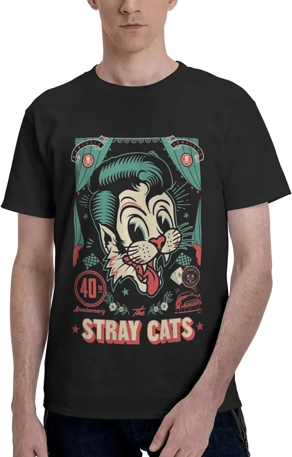 

Teen Mens T-Shirt Round Neck Short-Sleeve Top Athletic Custom Tees Clothing