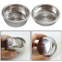  New 51mm Portable Stainless Steel Double Layer Coffee Machines Pressurized Filter Basket Powder Basket Coffee Filter Bowl 