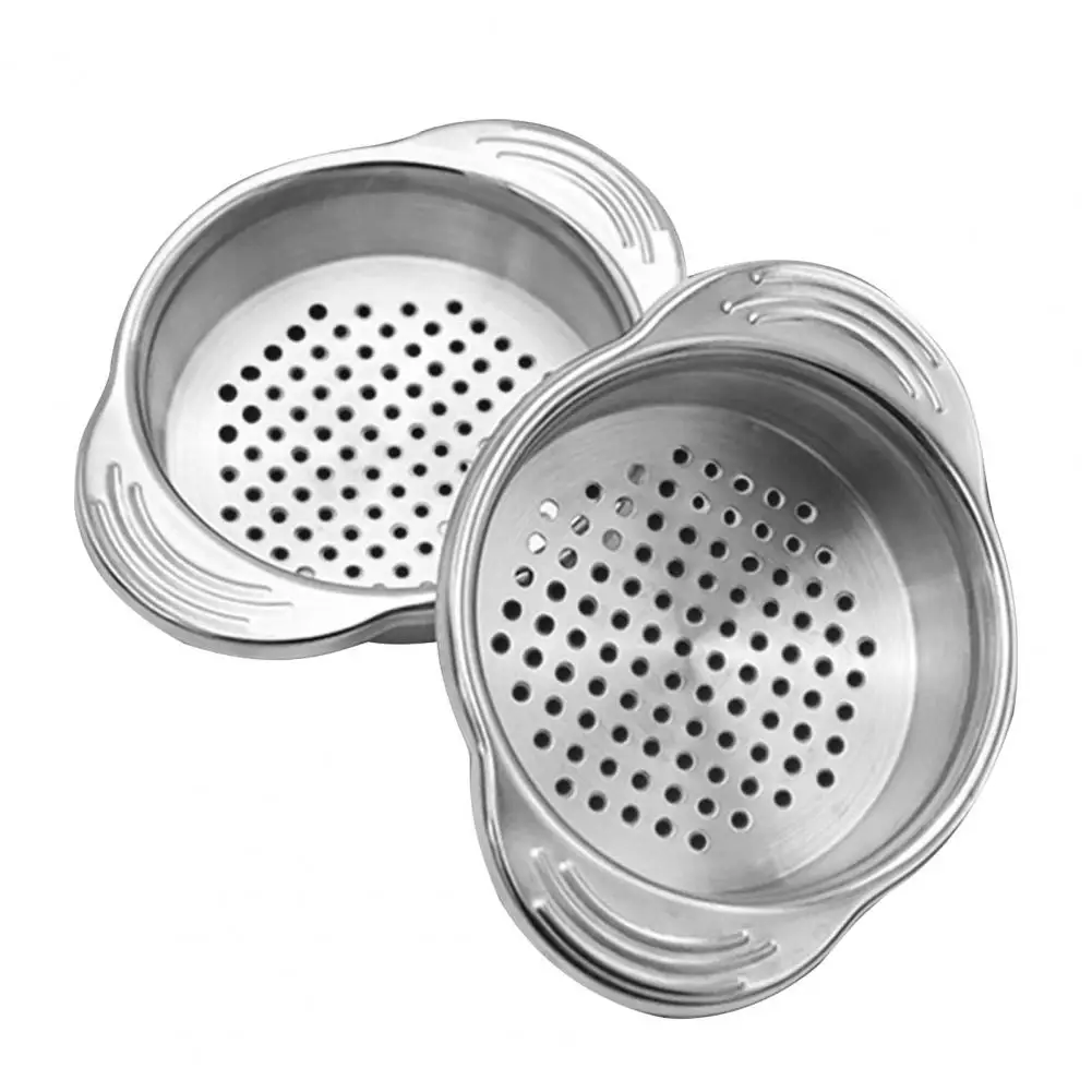 1/2Pcs Can Strainers Tuna Press Can Strainers With Handle Dishwasher Safe Metal Tuna Press Lid Canning Colander Can Filters 3