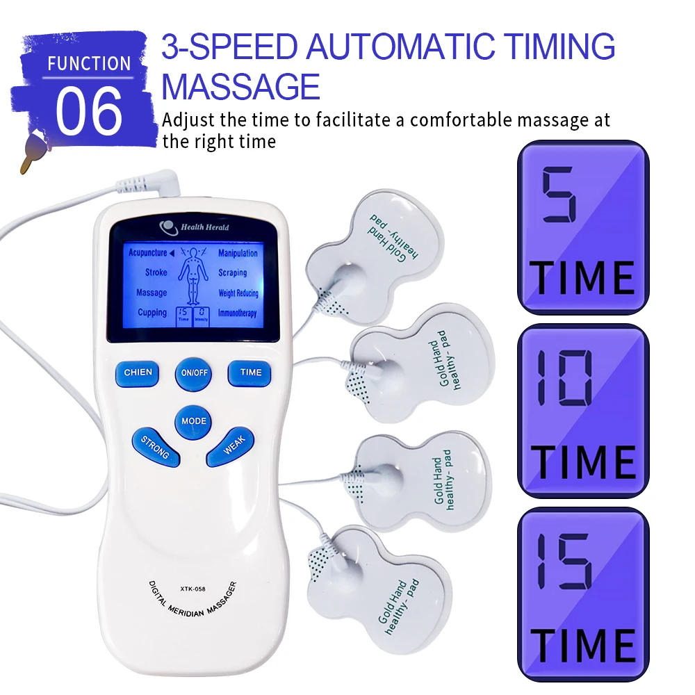 Apparatus TENS Machine Muscle Stimulator EMS Pulse Acupuncture Pulse Physiotherapy Body Massager Fat Burner Health Care Tools images - 6