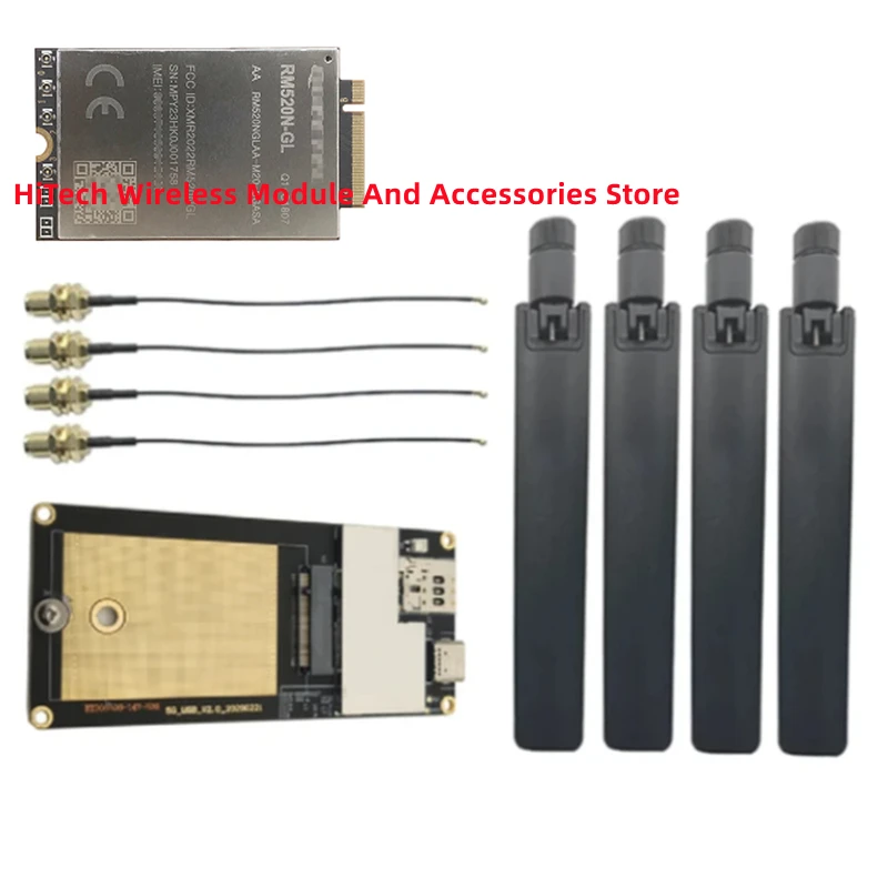 拡張カード QUAECTEL RM520N-GL Quectel 5G RM520N-GL Sub-6 GHz NR M.2 module RM520NGLAA-M20