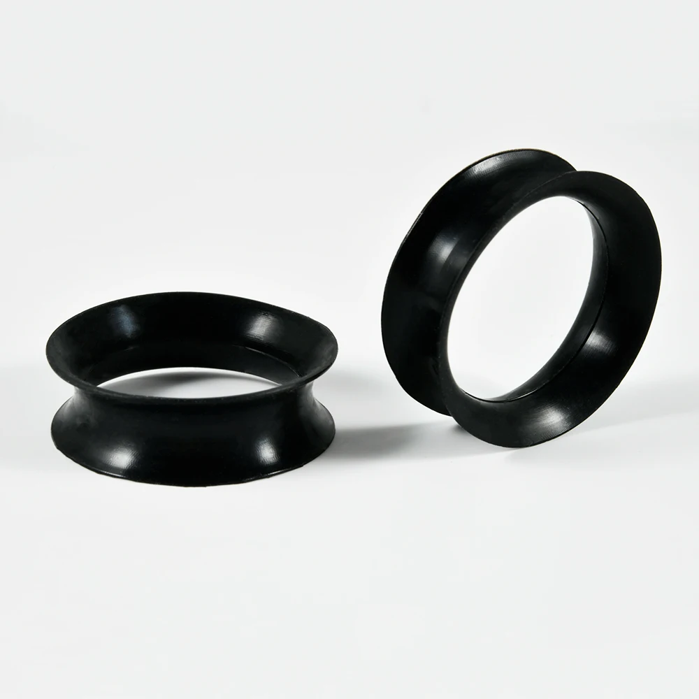 Thin Style Silicone Flexible Double Flared Flesh Ear Tunnel Plugs Gauge Expander Stretchers Piercing Jewelry 3-25mm 1Pair piercing jewelry body piercing jewelry body jewelry ear piercing jewelry