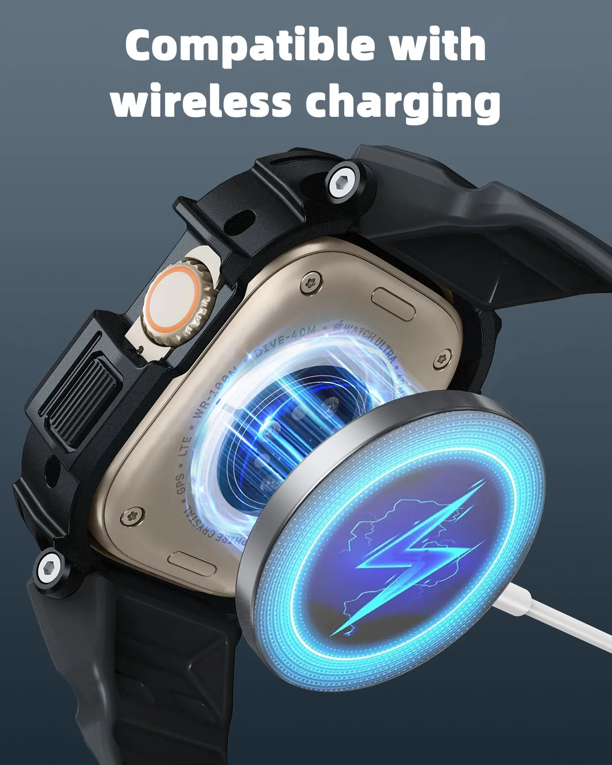 Eary for Apple Watch Case Band Ultra 2 1 49mm Screen Shockproof Bumper Military Grade Protective Cover Smart Watches Accessories