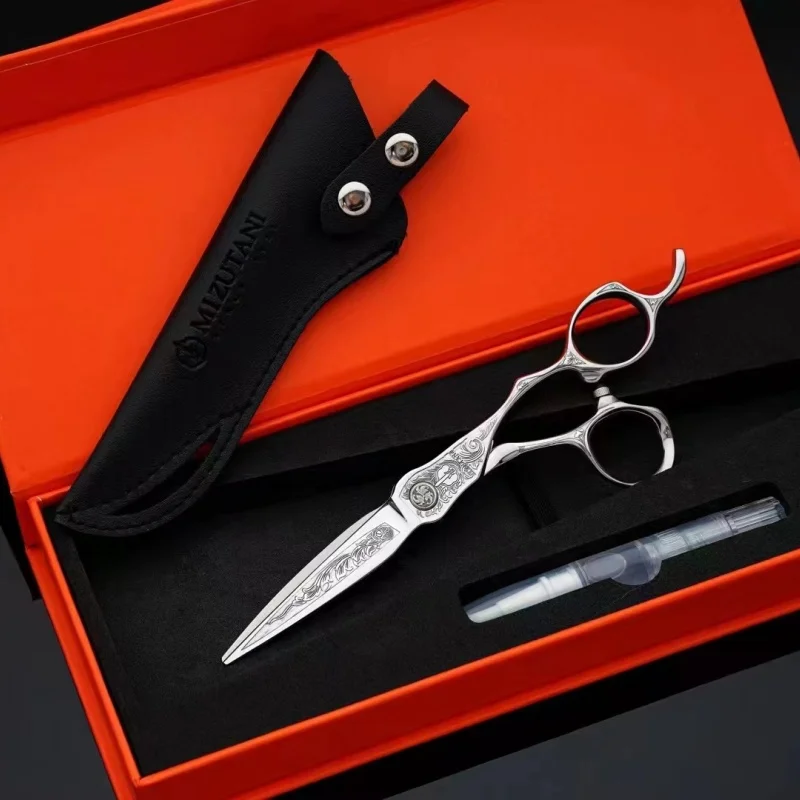 

MIZUTANI Shui Gu barber scissors, thinning scissors, professional barber tools, flat scissors, 6.0 inch 440C.