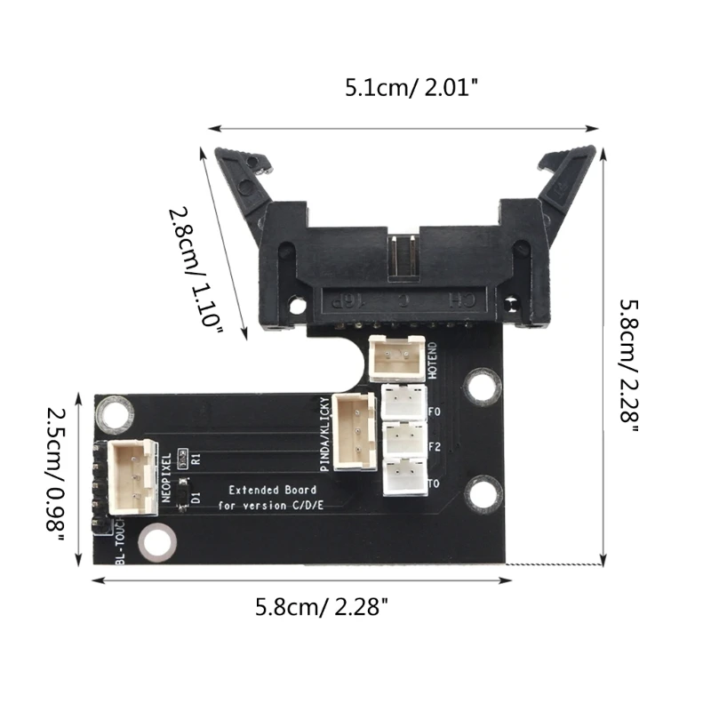 Anysub Vyper 터치 어댑터 보드 커넥터, 다양한 프로브, bl-Touch, 3D-Touch, CDE Versi 레벨링 전 깍지 청소 없음