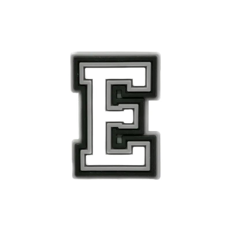 Wholesale PVC Shoe Accessories - White Letter Name Badges for Clogs, Pins, and Decorations