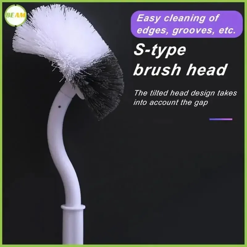 Wall-Mounted S-Type Toilet Brush 3