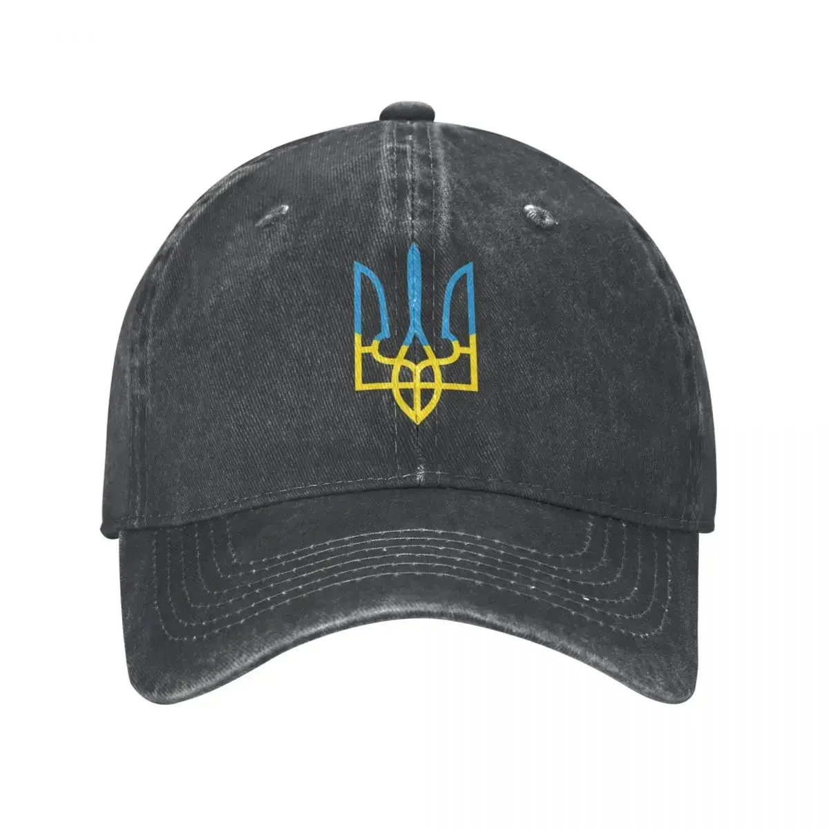 

Ukraine Flag Trident Ukrainian Washed Cotton Baseball Cap Snapback Hat Women Men Cap Hats Spring Summer Hip Hop Casquette Gorras