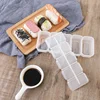 5 Holes Sushi Mold Plastic Sushi Maker Handmade DIY Rice Ball Non Stick Press Storage Box Rice Form Bento Kitchen Cooking Tools 4