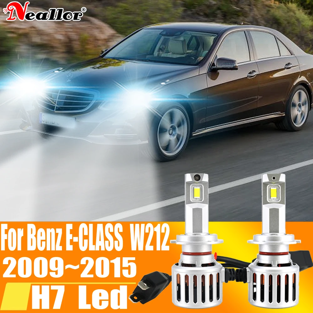 

2 шт., Автомобильные светодиодные лампы высокой мощности H7, 6000 К, 12 В, 55 Вт