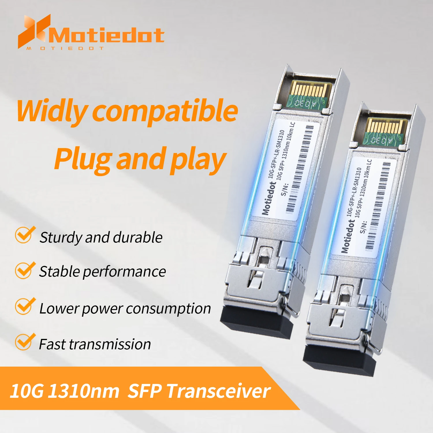 10 Gigabit Sfp+ Module, Fiber Optical Transceiver Single Mode 10km