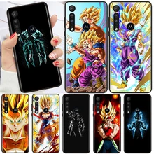 

Kid Anime Dragon Ball Goku For Motorola Moto G9 G8 E7 G Stylus Power Lite One Macro Hyper Fusion Edge Plus Black TPU Phone Case