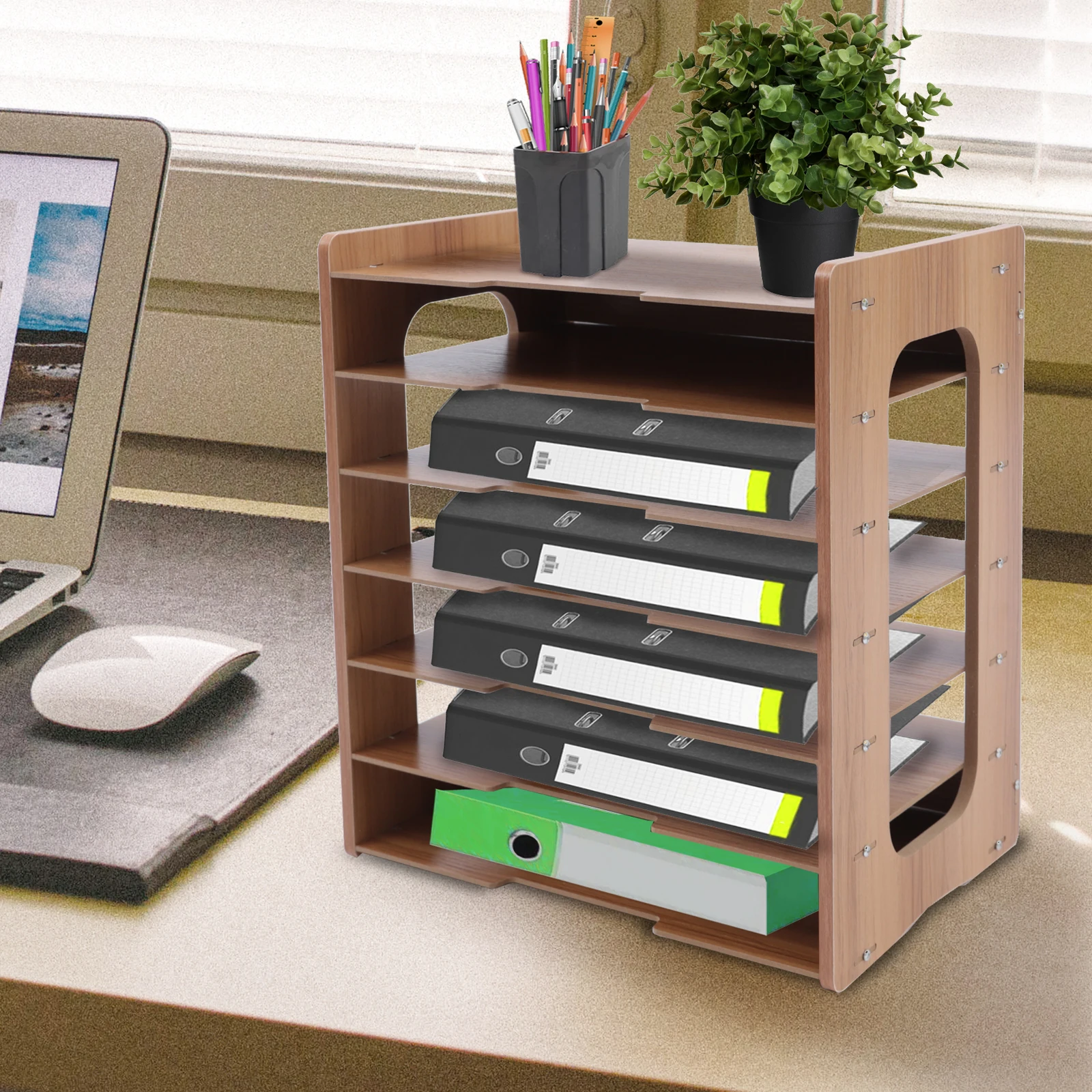 Adjustable File Document Holder Office Desktop Organizer