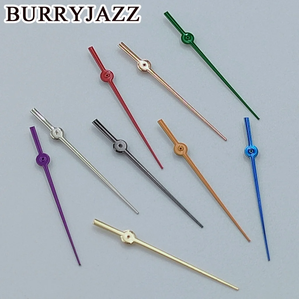 BURRYJAZZ NH35 NH36 NH38 7S26 7S36 4R35 4R36 Watch Second Hand Silver Gold Rose Gun Green Blue Red Purple Orange Second Hands watch accessories
