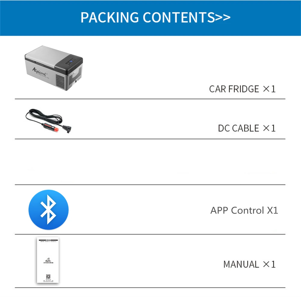 camping fridge freezer Alpicool 15L Car Refrigerator Mini Fridge Small Freezer AC 12V 24V Compressor Portable Cooler DC 220V For Home Use Vehicle Truck firares mini fridge Car Fridges & Heaters